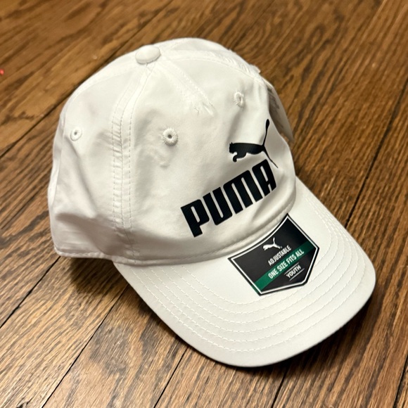 Puma White Baseball Cap - Picture 1 of 5